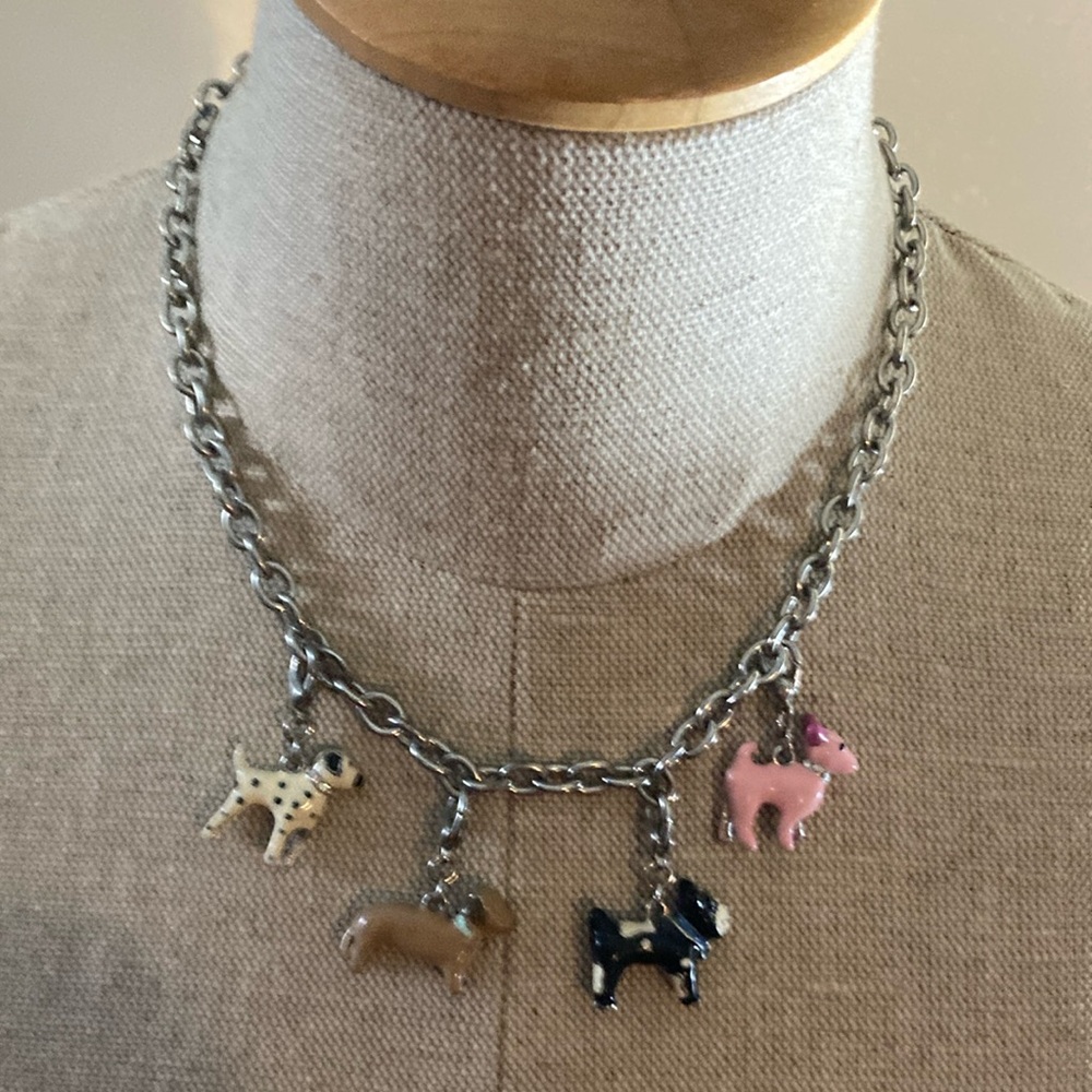 Artsy Puppy Dog Necklace